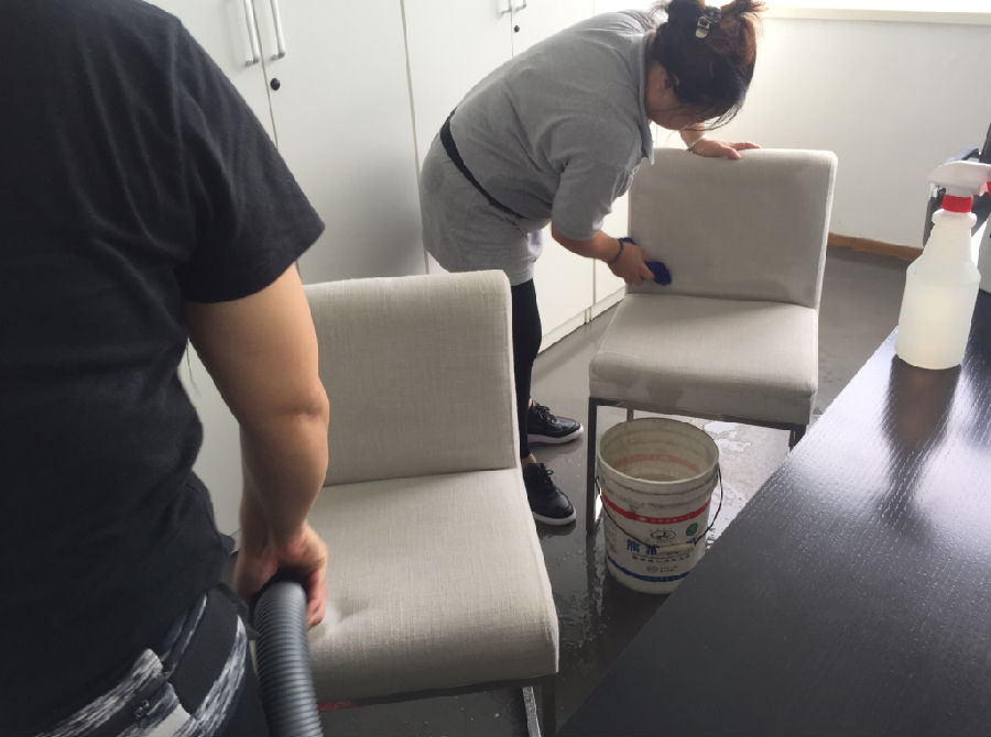 玄武区沙发清洗案例